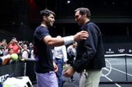 Alcaraz and Federer at the Laver Cup 2024 - Day 1 - Source: Getty